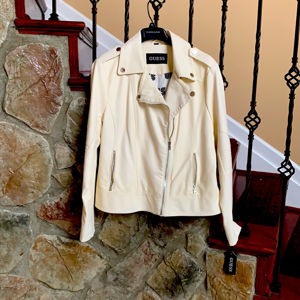 NWT Faux Leather Coat